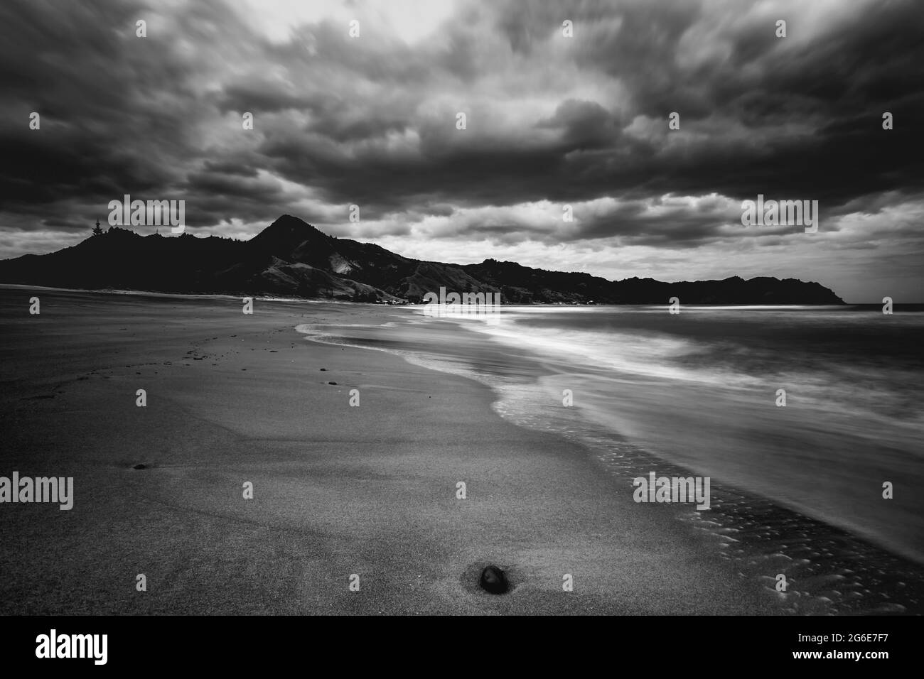 Strand, Gisborne District, Nordinsel, Neuseeland Stockfoto