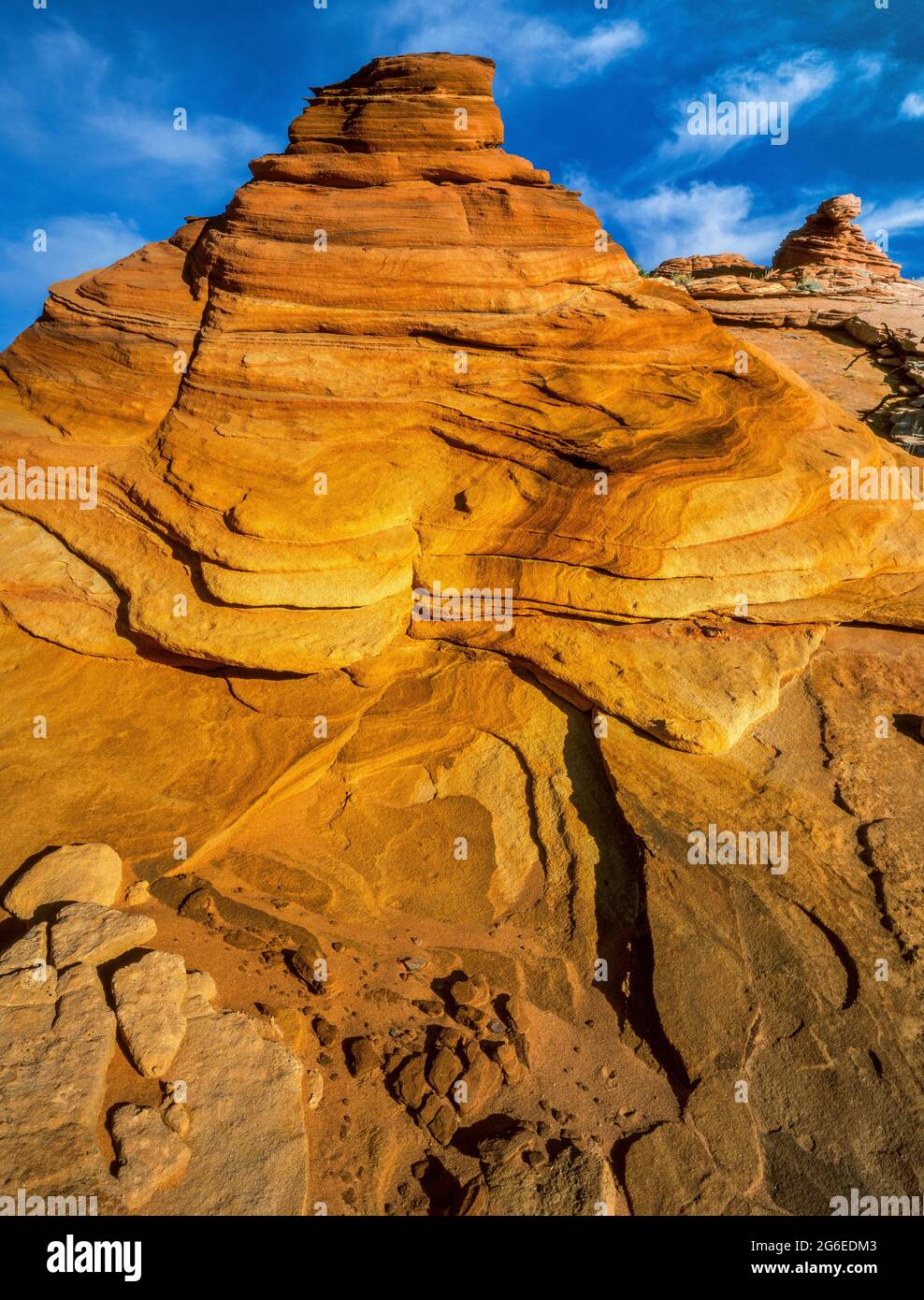 Sandsteinformationen, Grand Staircase-Escalante National Monument, Utah Stockfoto