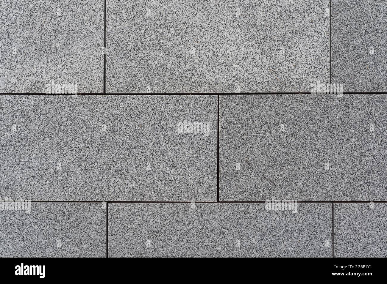 Struktur von granitgrauen Wandfliesen Stockfoto