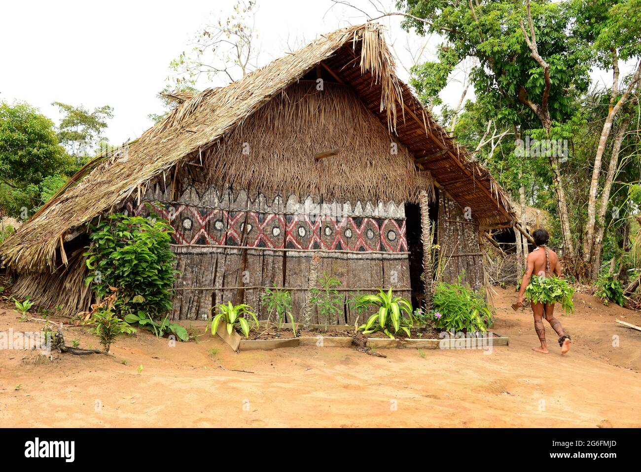 Tatuyo Dorf in der Nähe von Manaus. Brasilien. Stockfoto