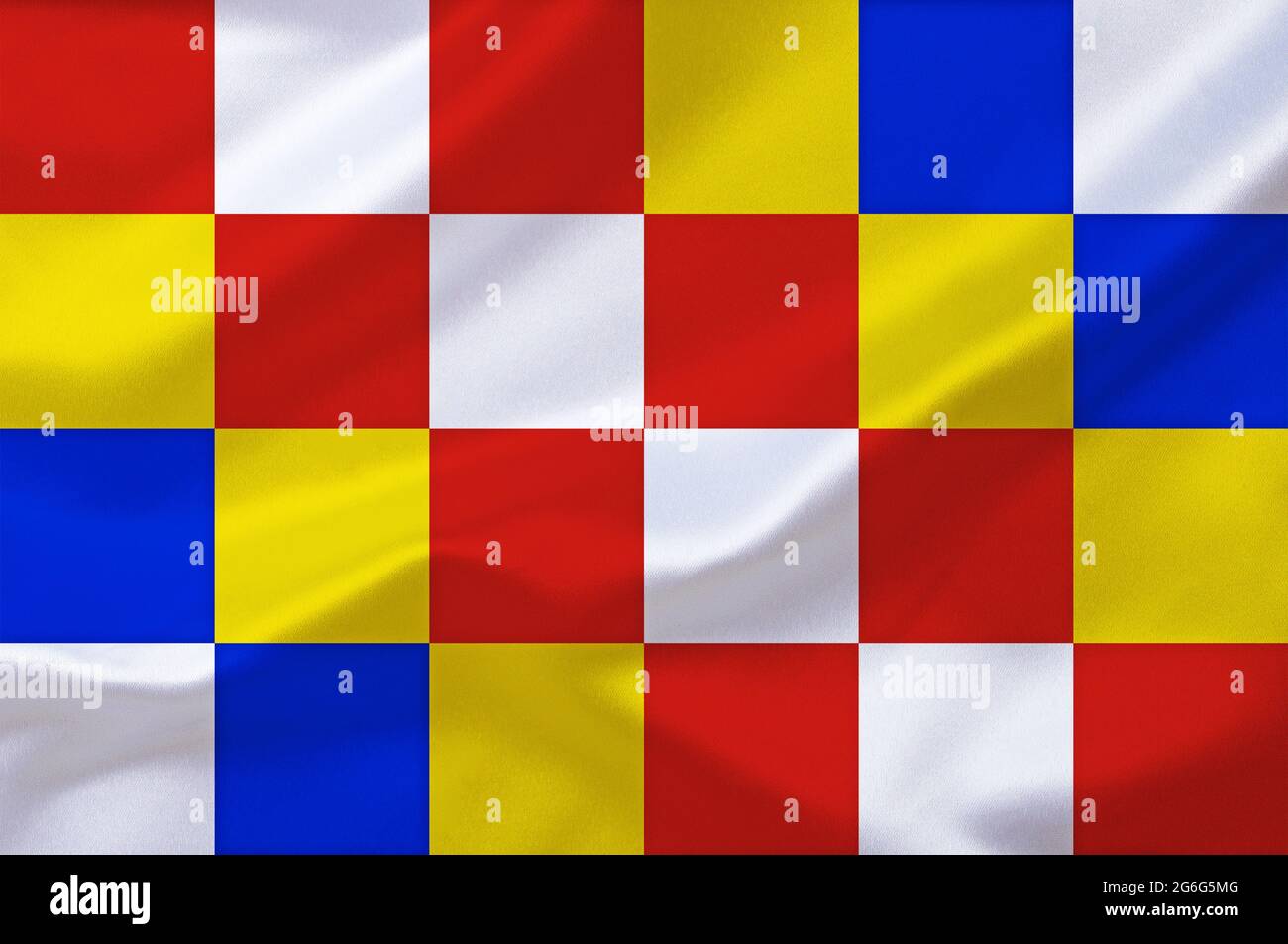 Flagge der Provinz Antwerpen, Belgien, Antwerpen Stockfoto