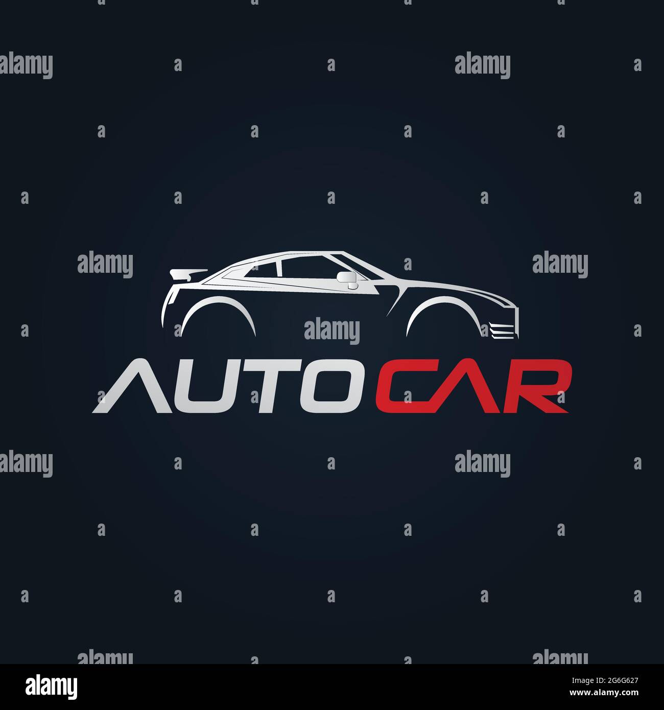 Auto Car Garage Premium Concept Logo Design Stock-Vektorgrafik