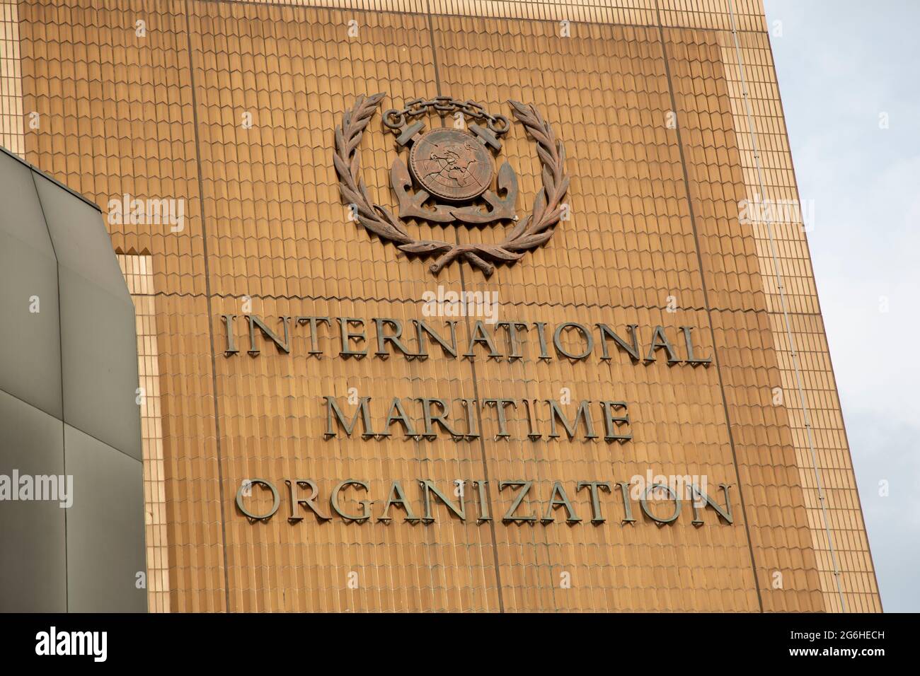 Sitz der Internationalen Seeschifffahrtsorganisation (IMO) 4 Albert Embankment, London. Stockfoto