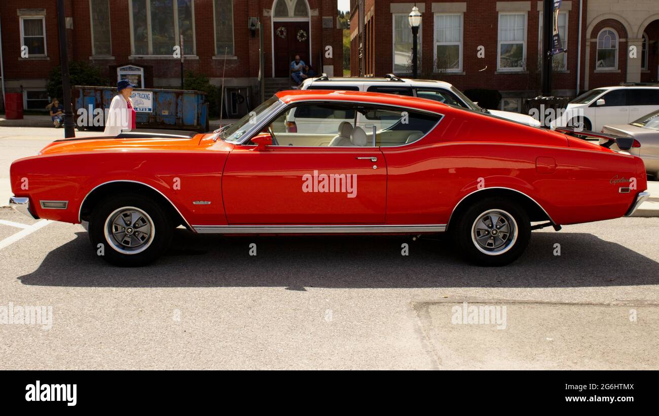 Ein Mercury Cyclone 1969 auf einer Automesse Stockfoto