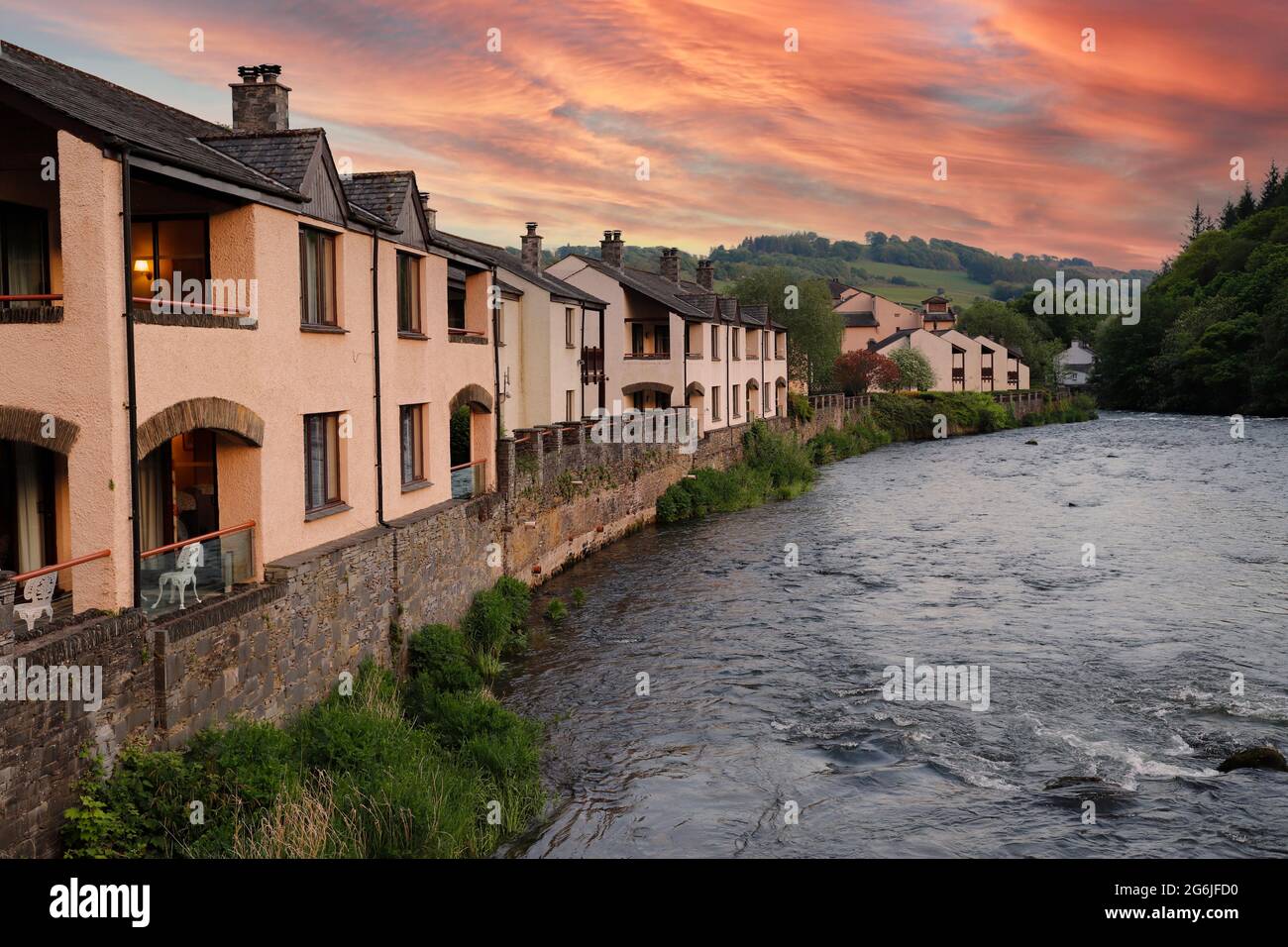 Lakeland Village Timeshare Resort, in Backbarrow im englischen Lake District. VEREINIGTES KÖNIGREICH Stockfoto