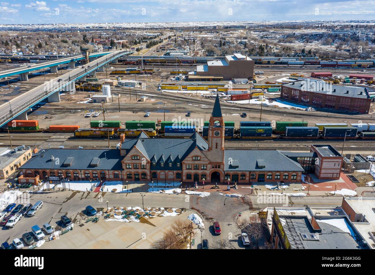 Cheyenne Depot Museum, Cheyenne, Wyoming, USA Stockfoto