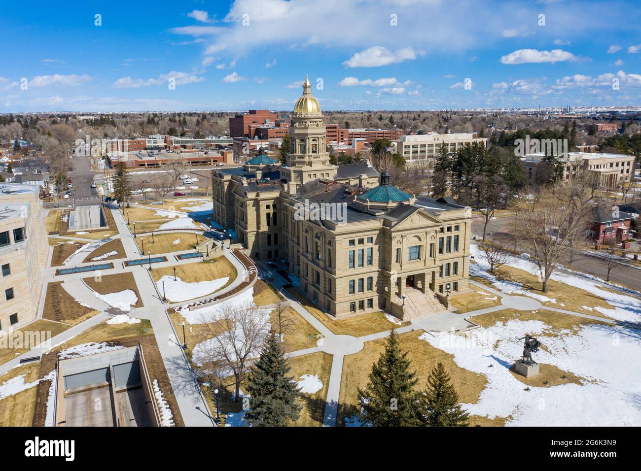 Wyoming State Capitol Building, Cheyenne, Wyoming, USA Stockfoto