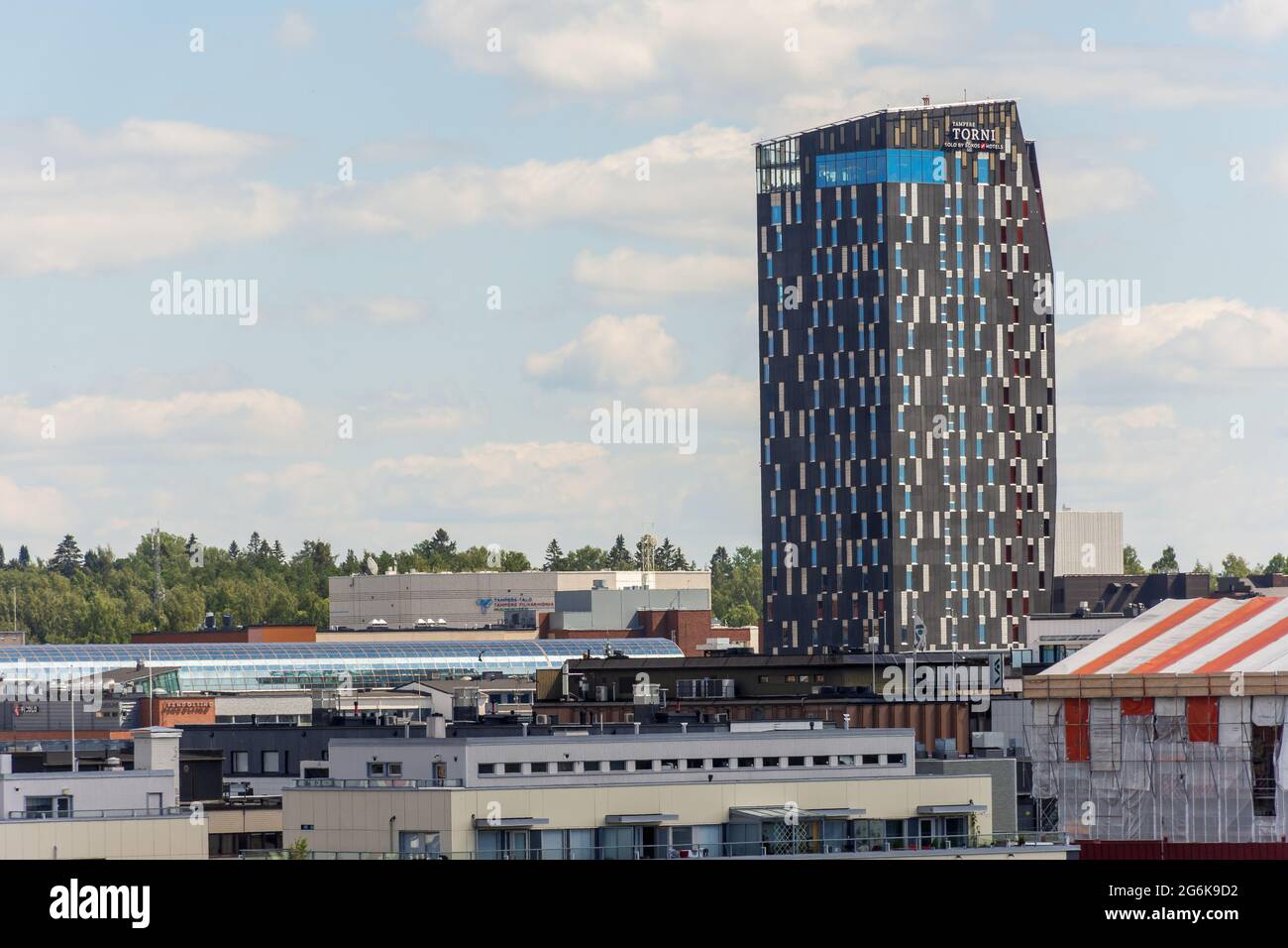 High Hotel Tampere Torni in Tampere Finnland Stockfoto