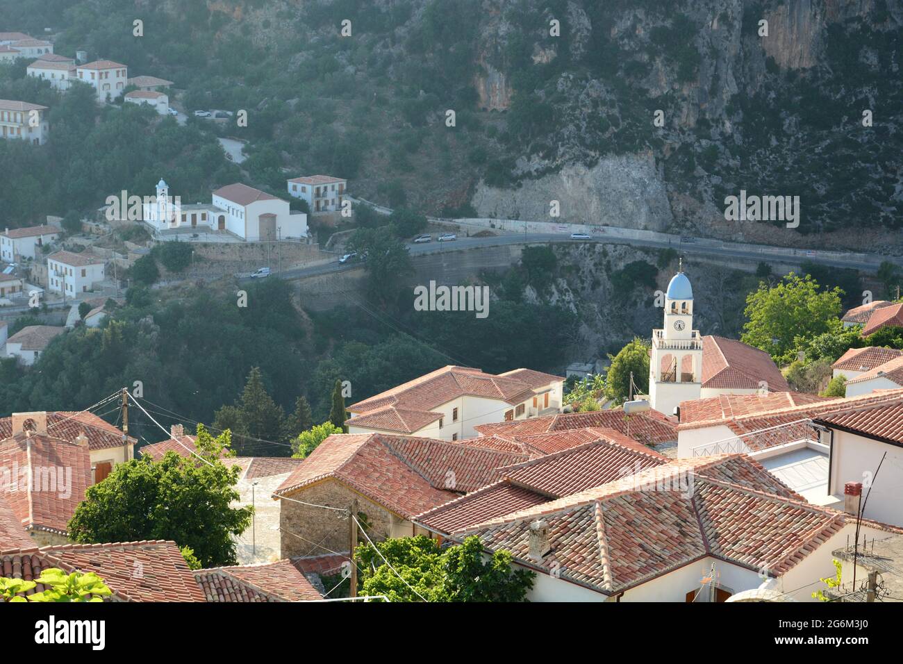 Vuno. Himare. Vlore County. Albanien Stockfoto