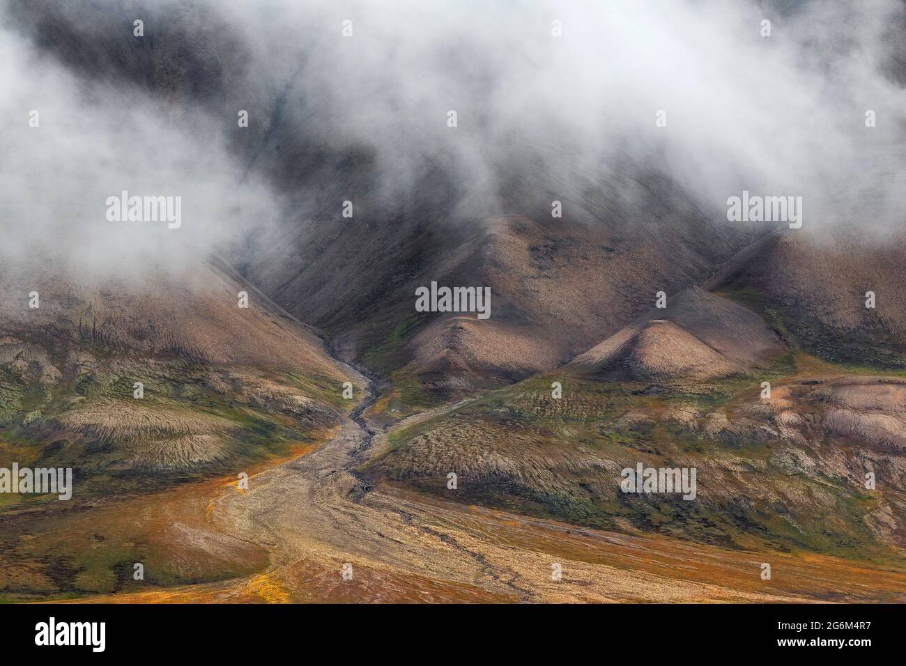 Landschaften Spitzbergen, Norwegen, Arktis Stockfoto