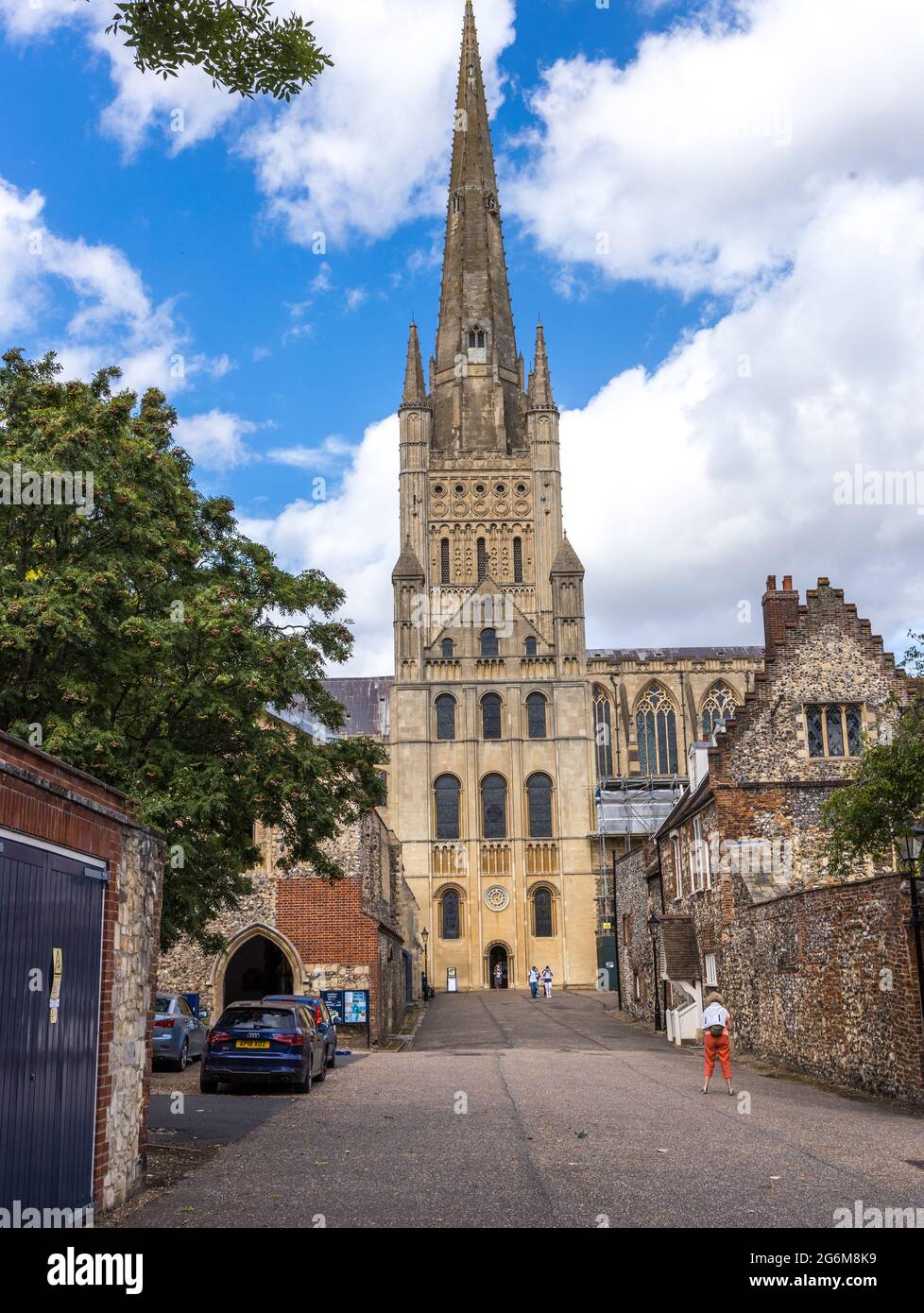 Norwich Cathedral, England Stockfoto