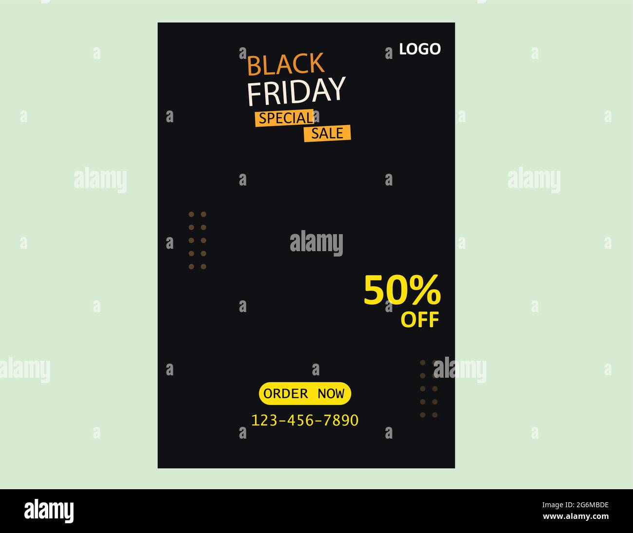 Black friday Flyer Vorlage Stock Vektor