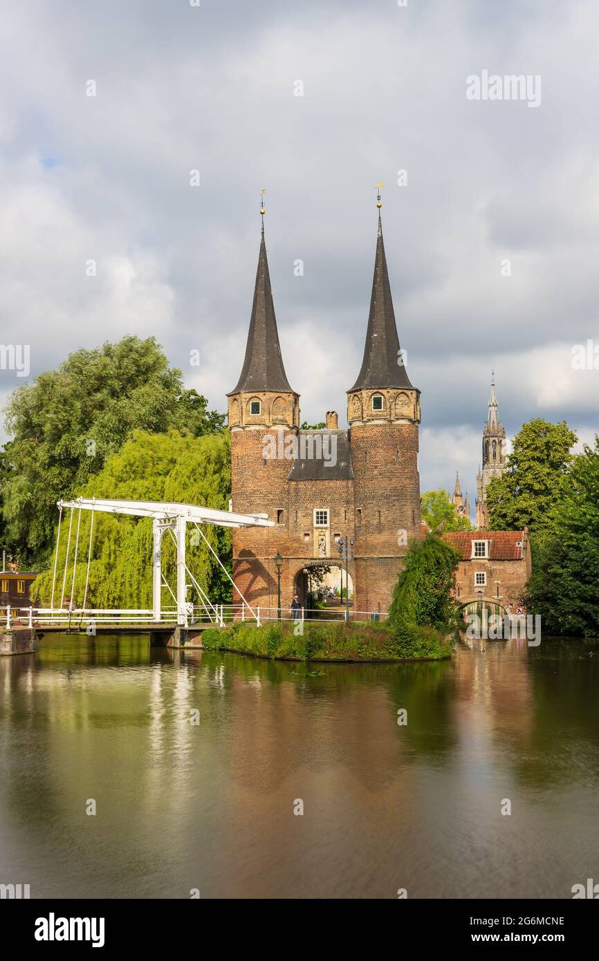 Oostpoort Delft, Zuid Holland Stockfoto
