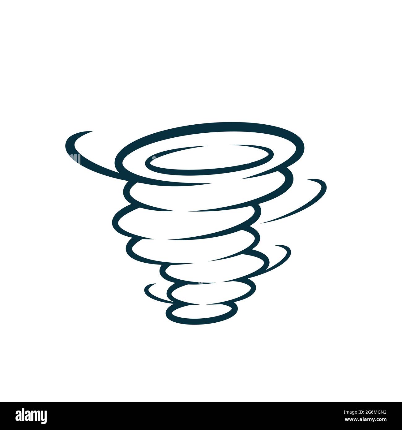 Tornado Symbol logo Vector Illustration Design Stock Vektor