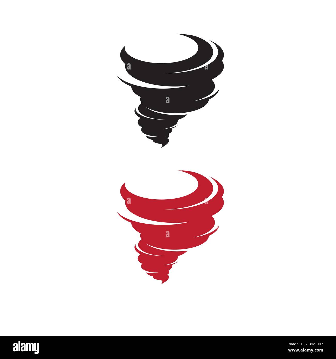Tornado Symbol logo Vector Illustration Design Stock Vektor