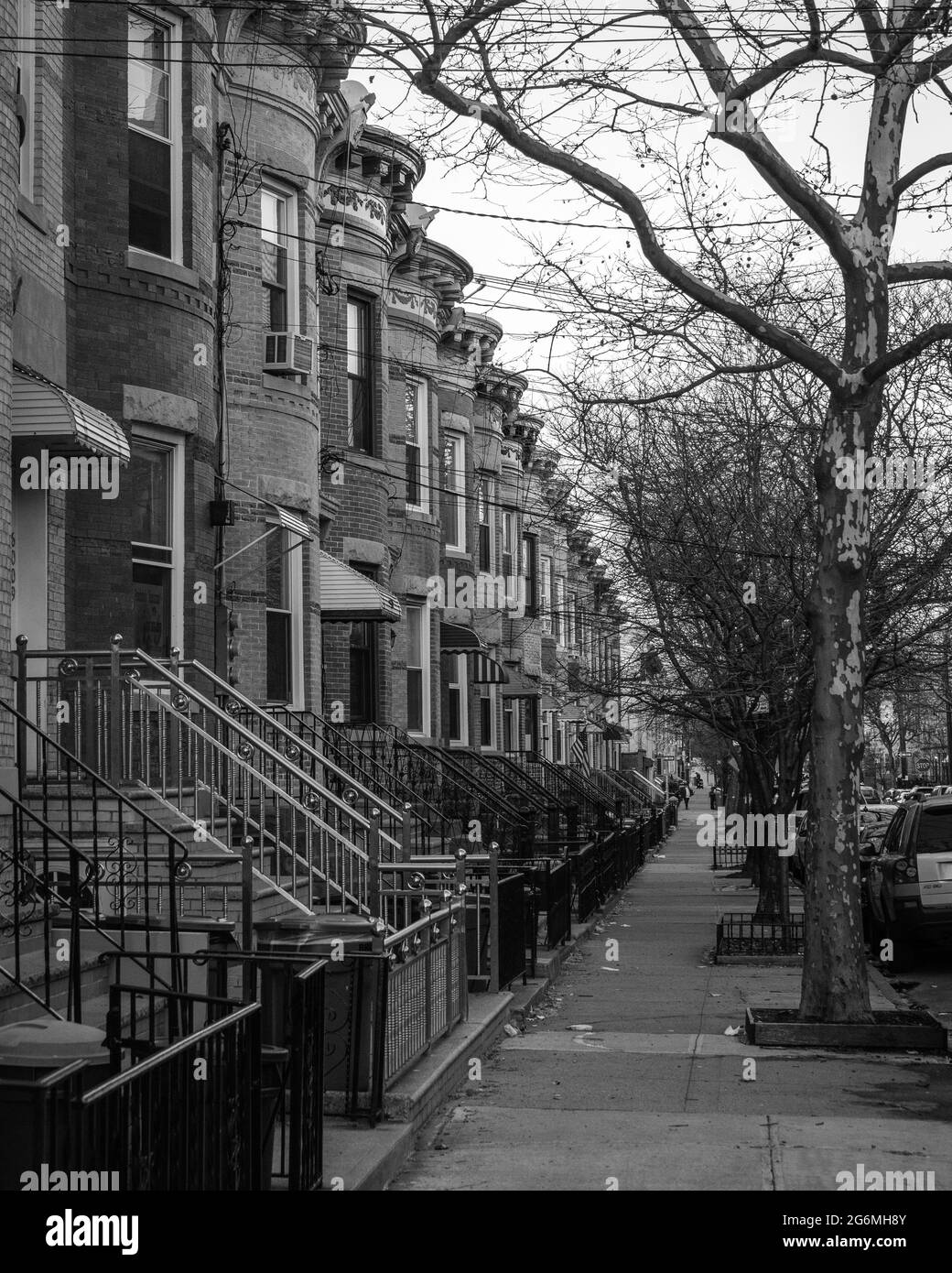 Häuser in Ridgewood, Queens, New York City Stockfoto