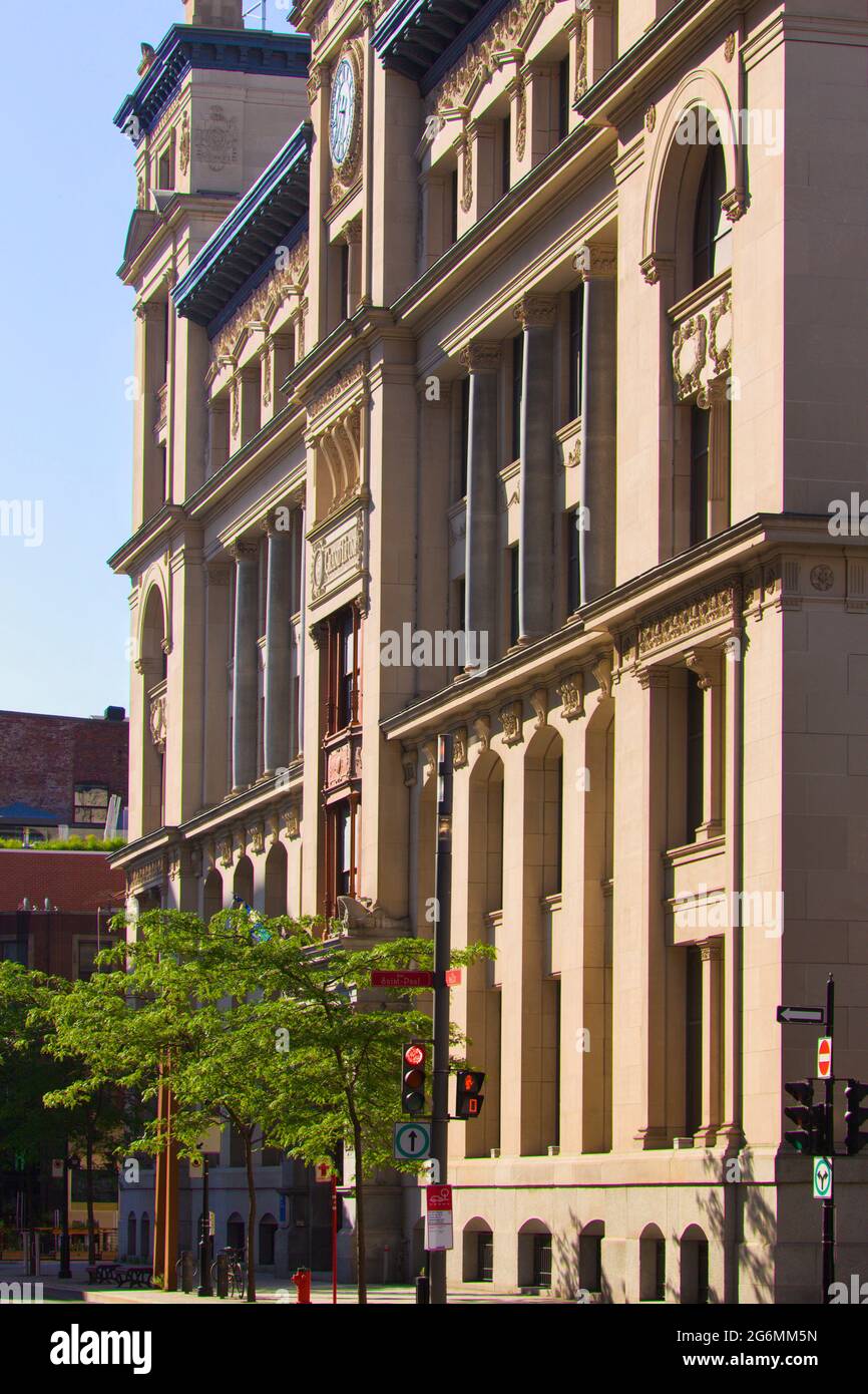 Kanada, Quebec, Montreal, Édifice Gerald Godin, Stockfoto