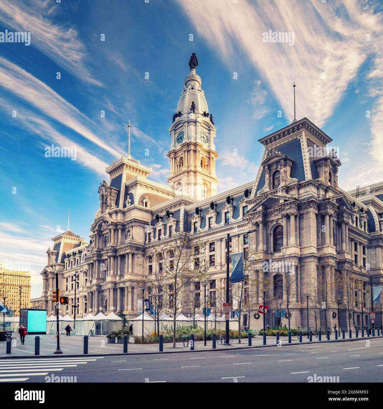 Historisches Rathaus in Philadelphia, USA Stockfoto