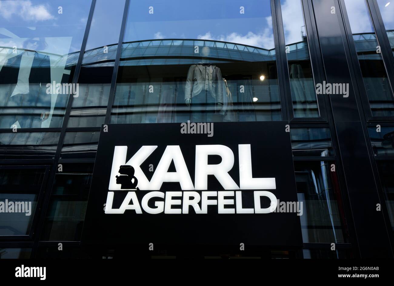 Shop von Karl Lagerfeld in Berlin, Deutschland Stockfoto