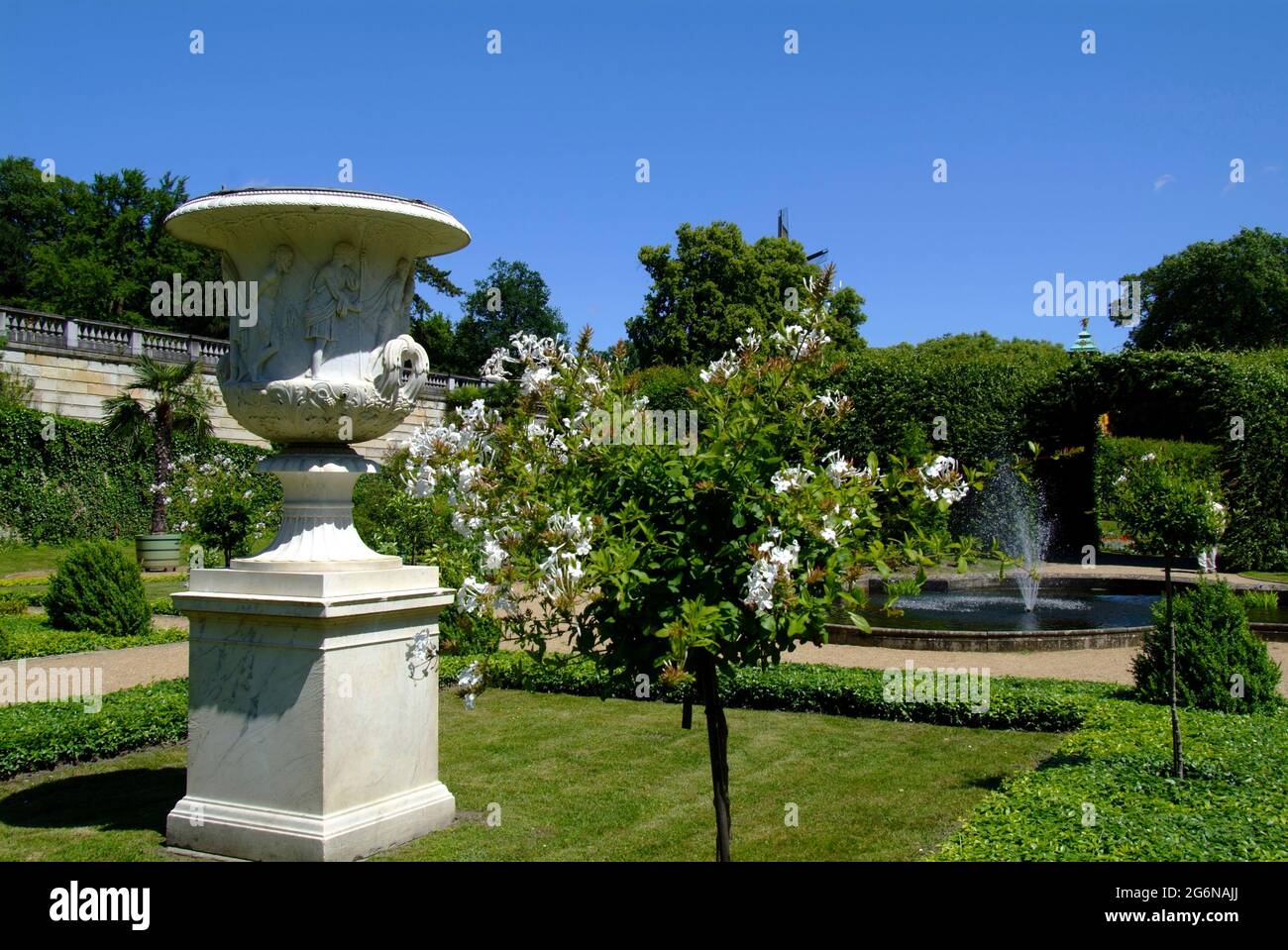 Sizilianischer Garten im Park Sanssouci, Potsdam Stockfotografie Alamy