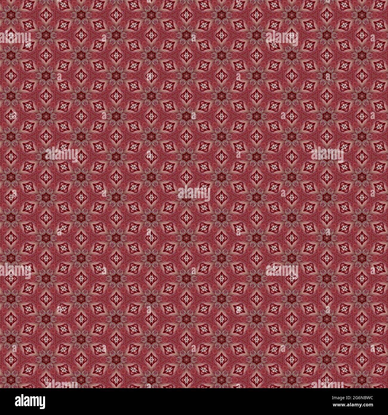 Vintage Red Textur Hintergrund. Rote Muster Hintergrund für Stoff, Mate, Geschenkpapier, Veranstaltungen, Hochzeiten, kachel. Stockfoto