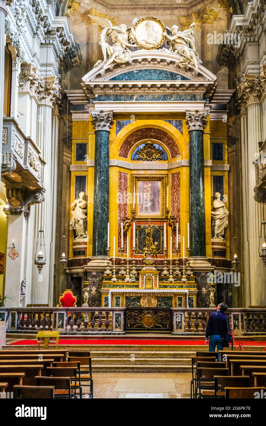 Die Kirche Santa Maria della Vita in Bologna Italien Stockfoto