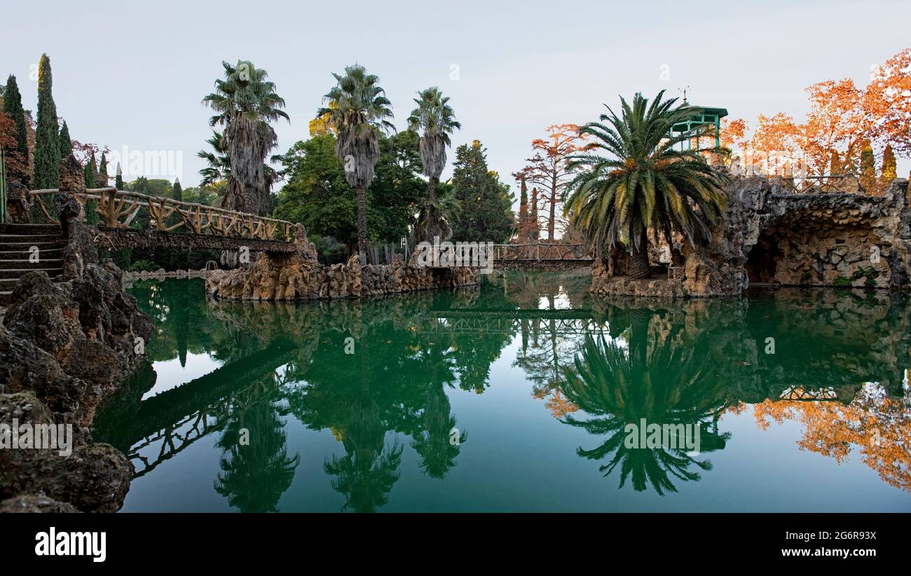 Palau del Parc de Samà, Tarragona, Spanien Stockfoto