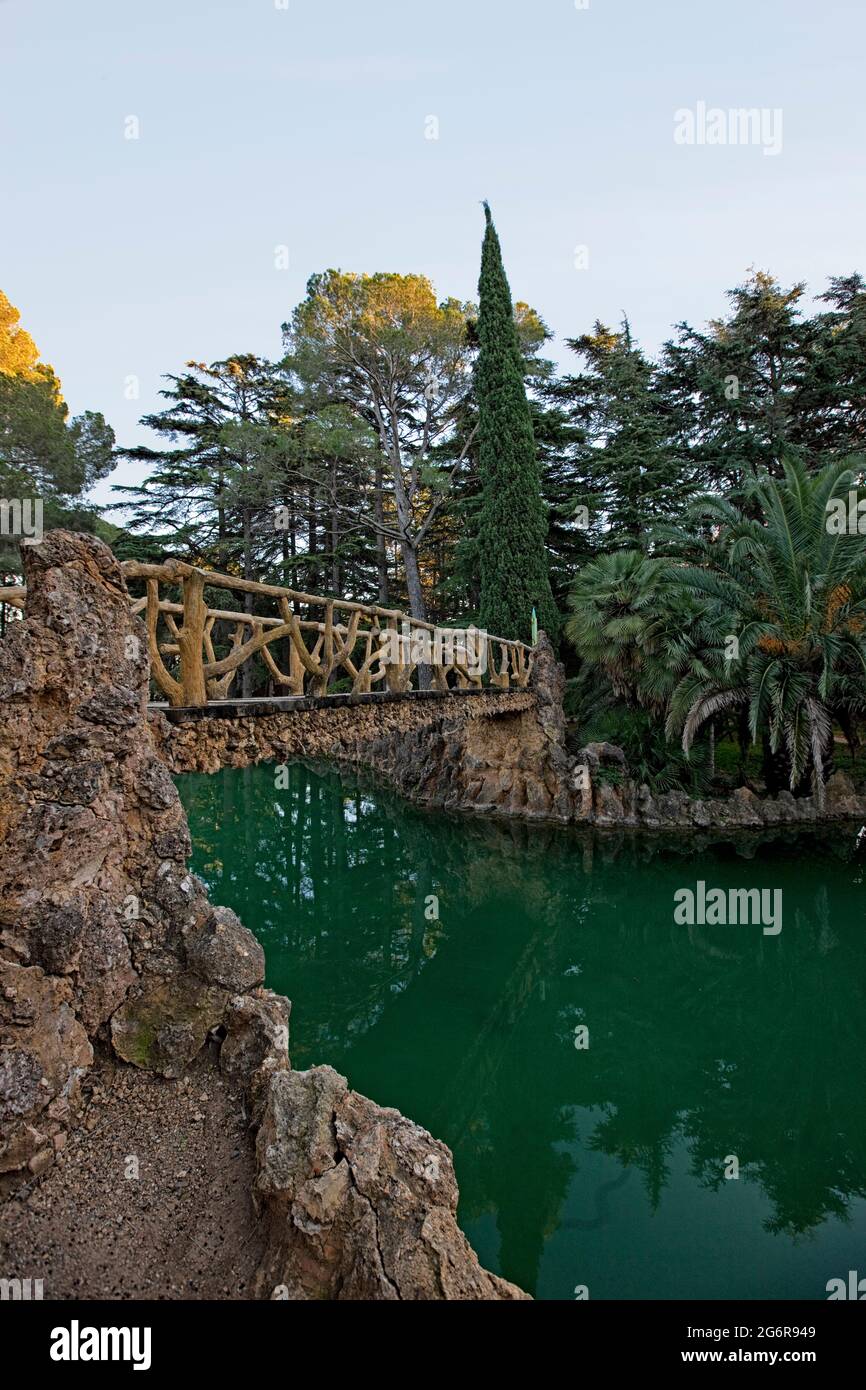 Palau del Parc de Samà, Tarragona, Spanien Stockfoto