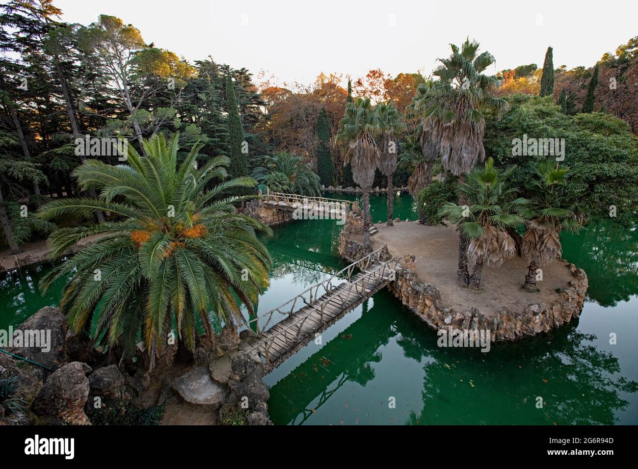 Palau del Parc de Samà, Tarragona, Spanien Stockfoto