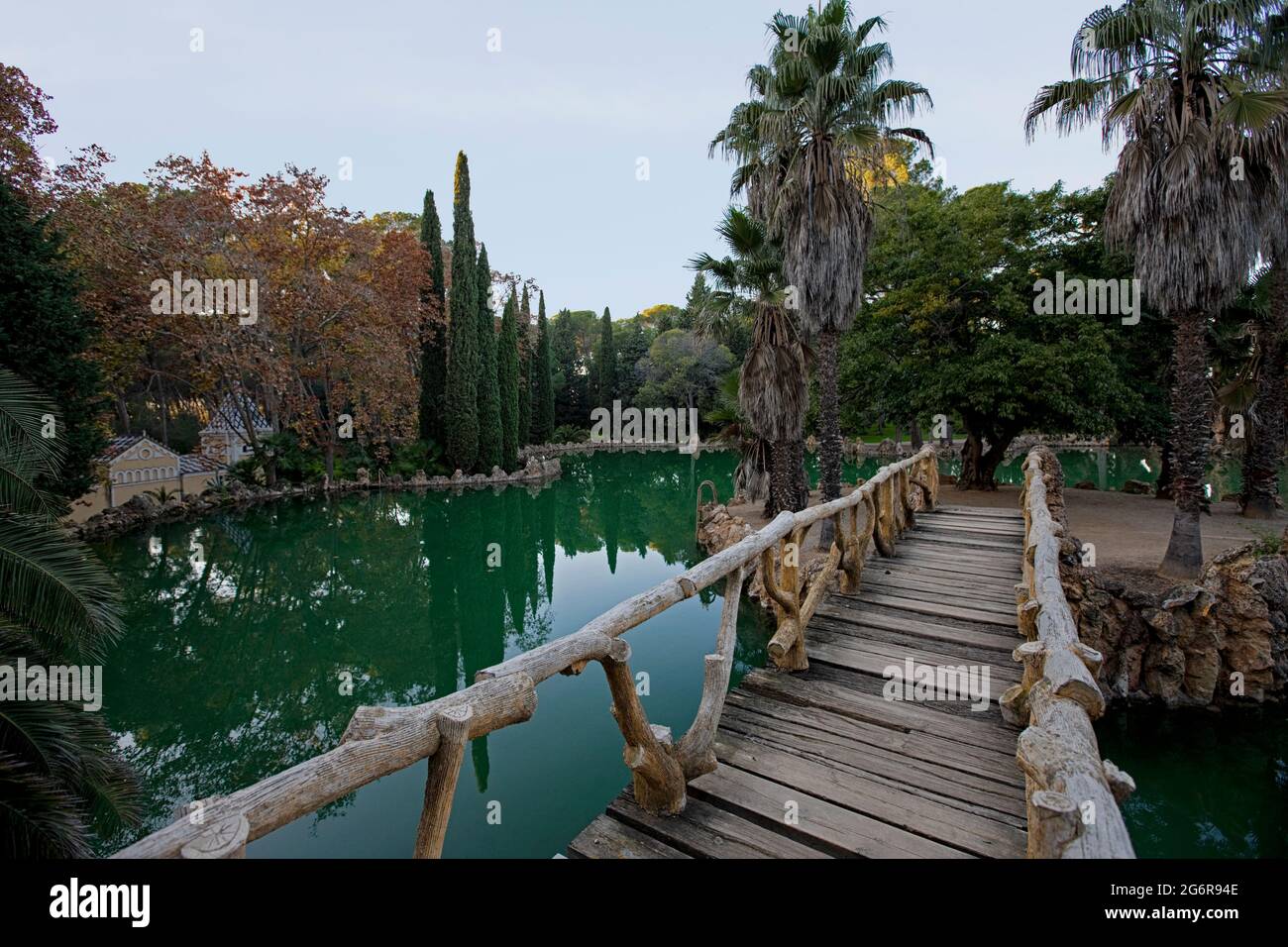 Palau del Parc de Samà, Tarragona, Spanien Stockfoto