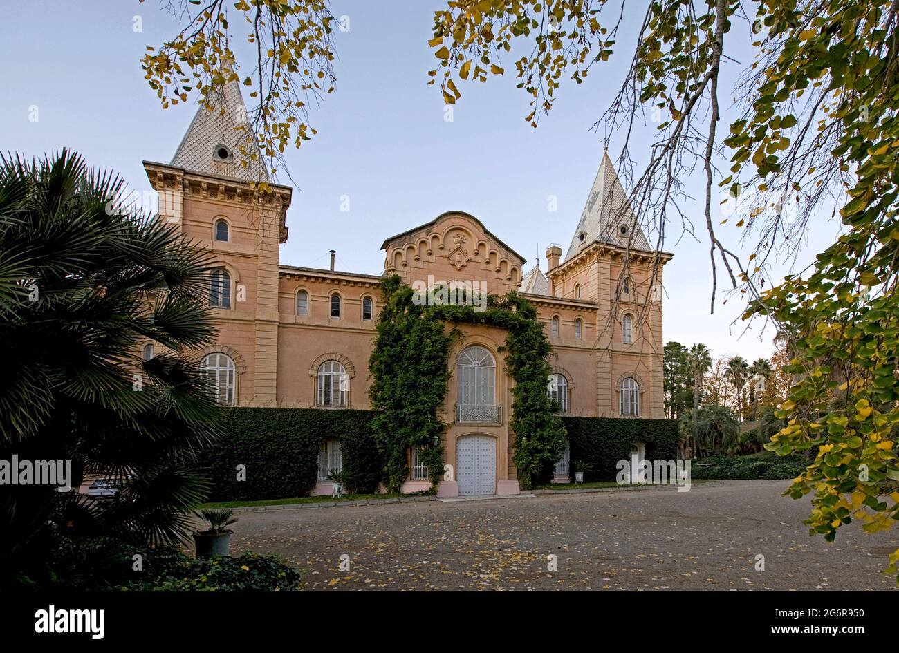 Palau del Parc de Samà, Tarragona, Spanien Stockfoto