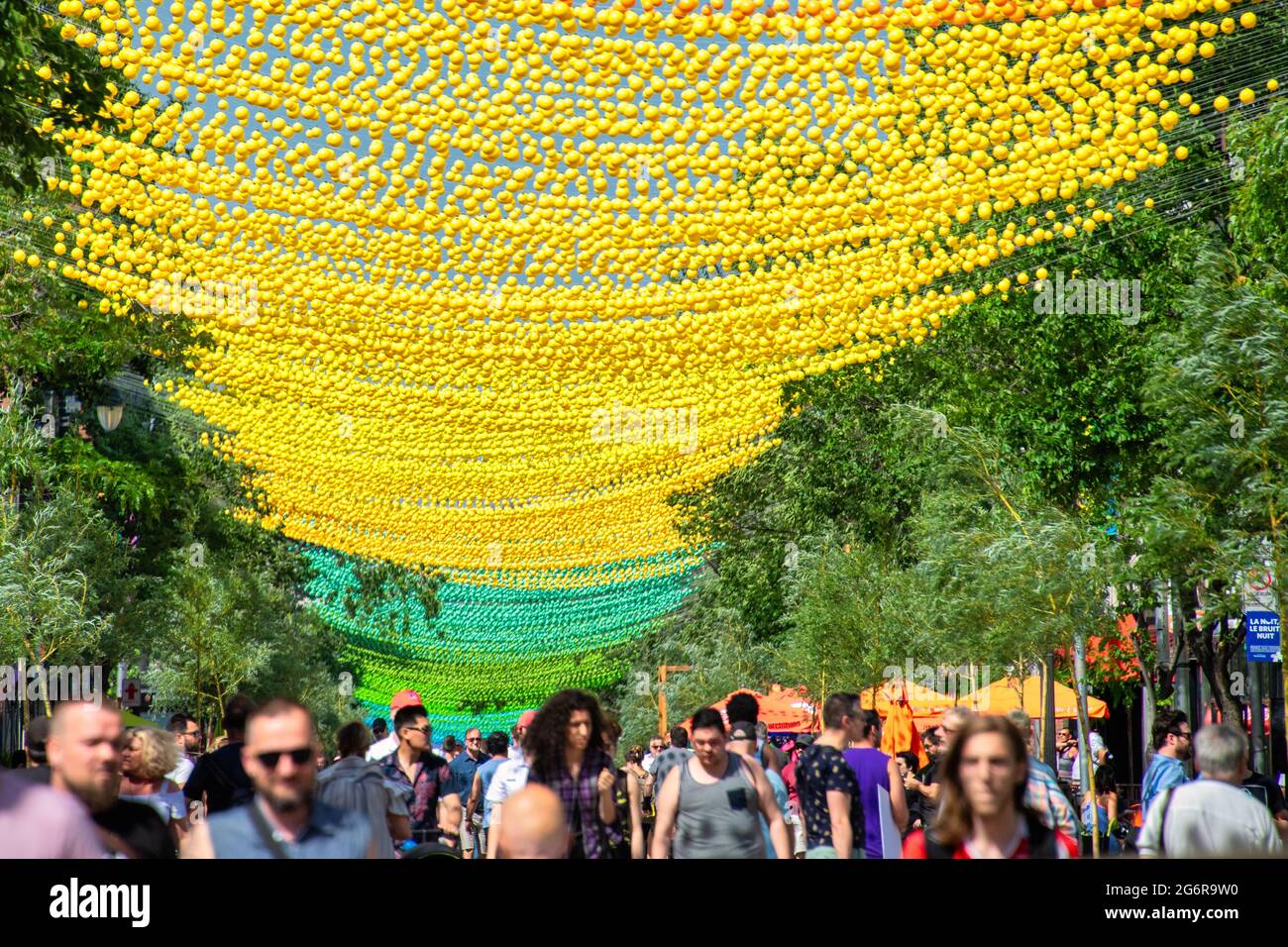 Montreal Gay Village, Kanada Stockfoto