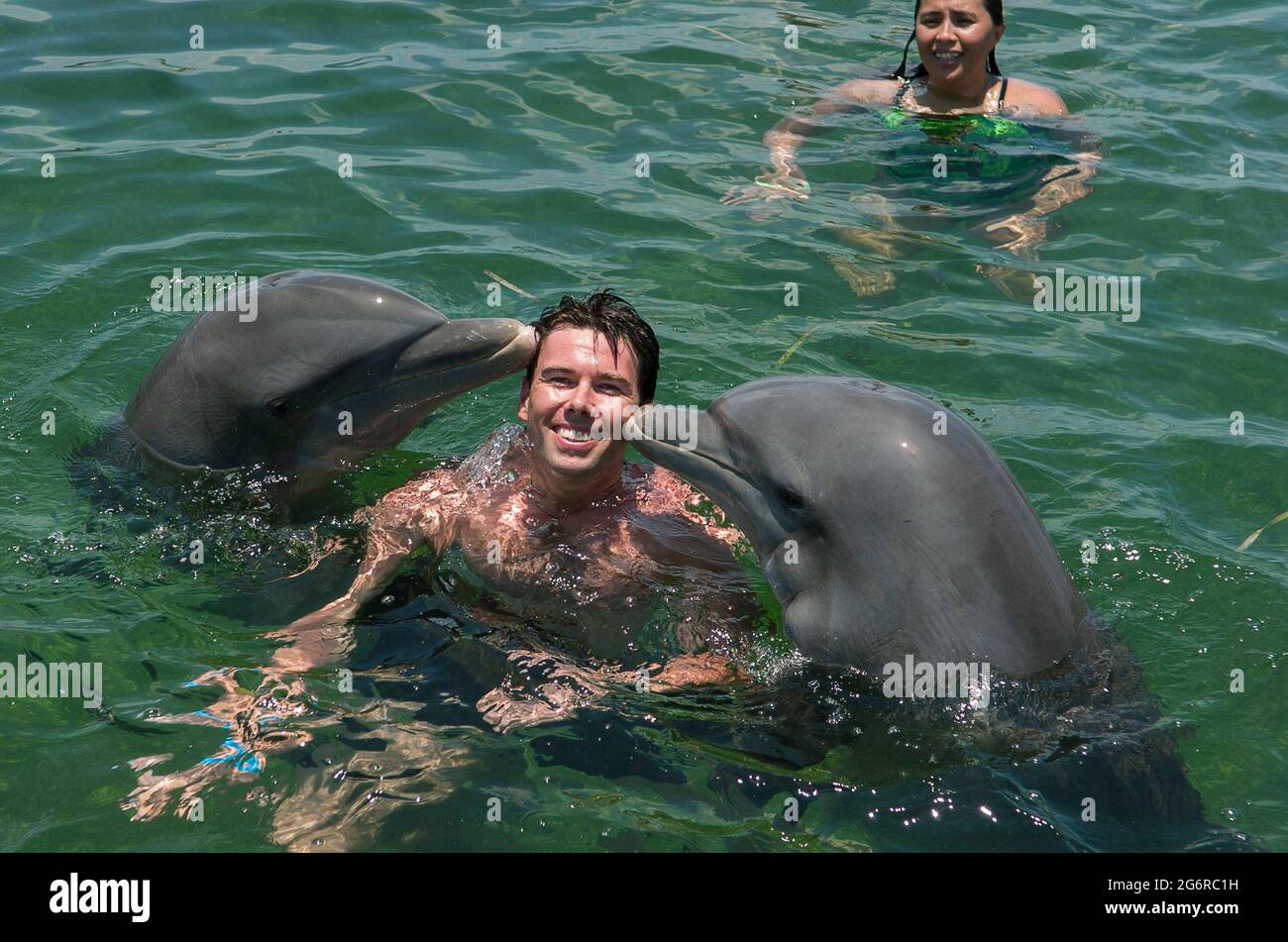 Schwimmen mit Delfinen Varadero, Kuba Stockfotografie - Alamy