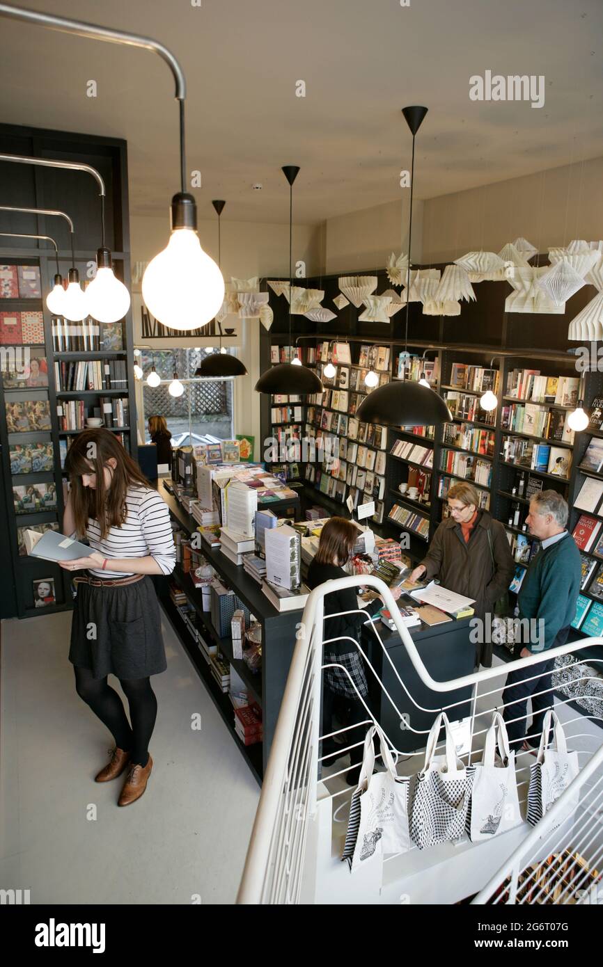 Lutyens und Rubenstein Bookshop in Londons Notting Hill. Stockfoto