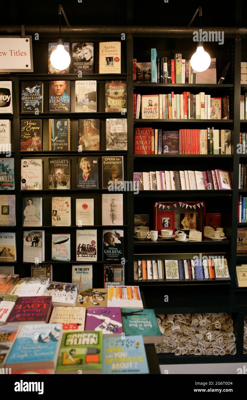 Lutyens und Rubenstein Bookshop in Londons Notting Hill. Stockfoto
