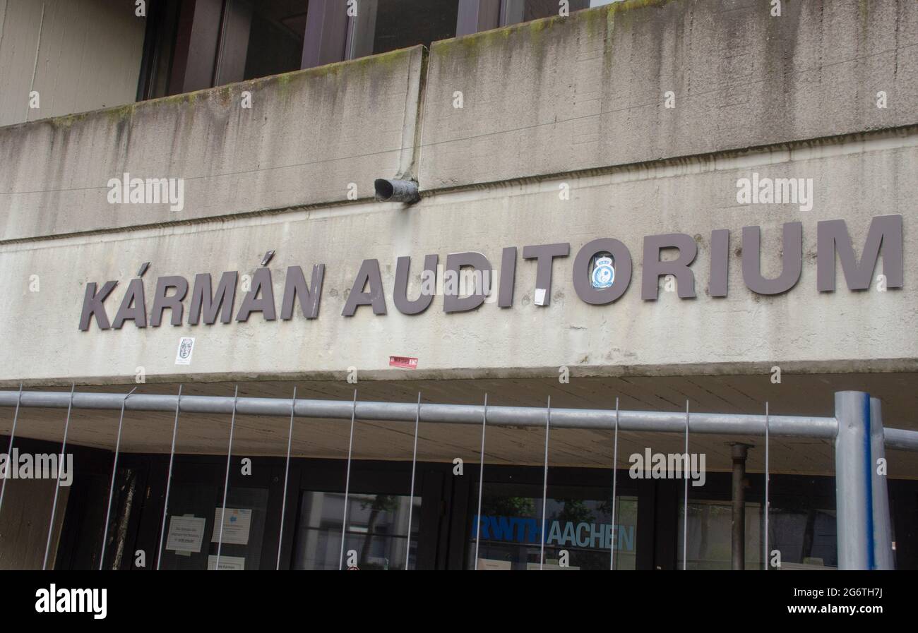 Das Kármán Auditorium an der RWTH Aachen Stockfoto