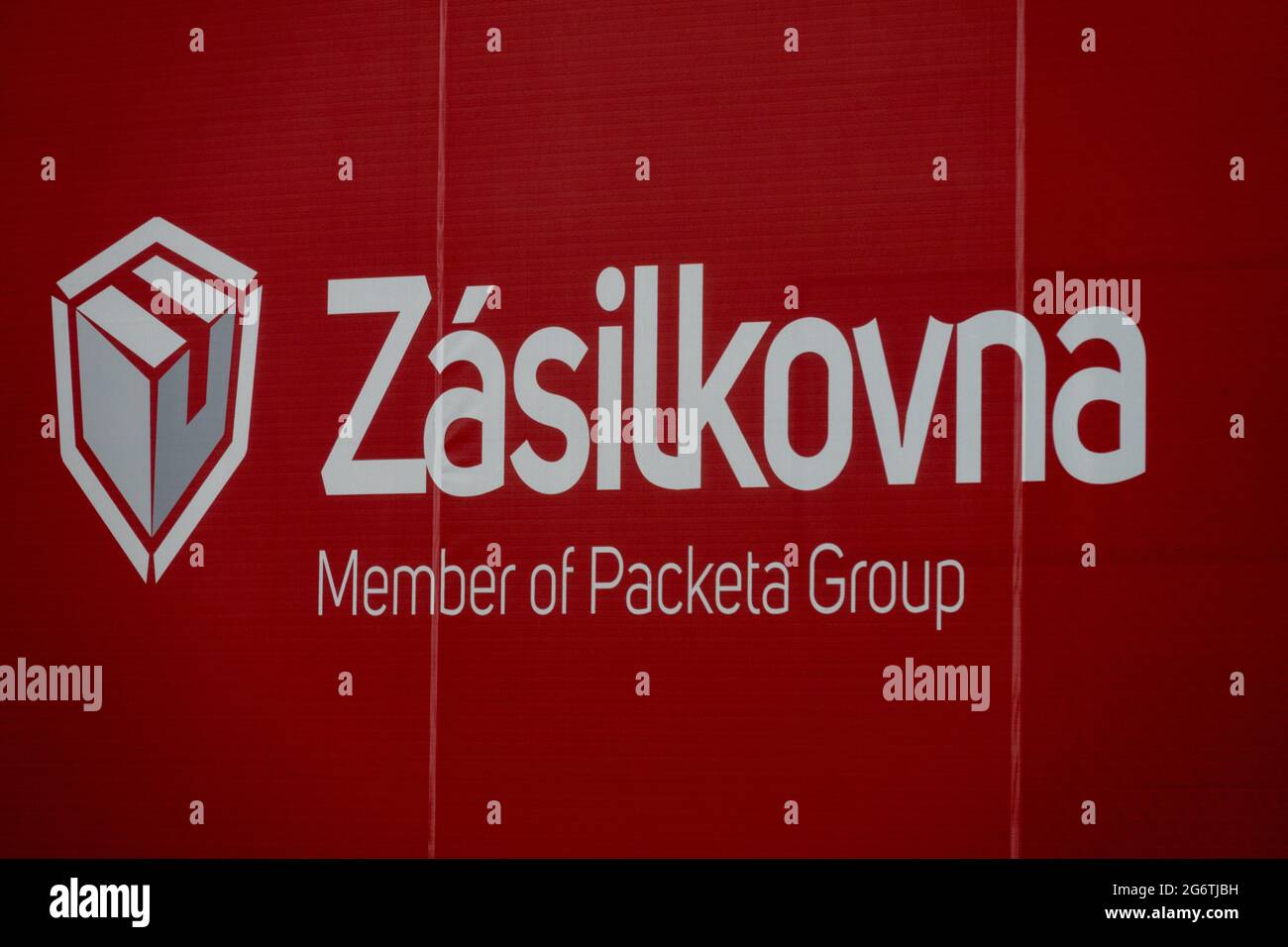 Zasilkovna-Logo Tschechische Republik Stockfoto