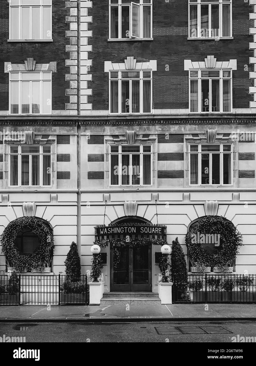 Washington Square Hotel, in Greenwich Village, Manhattan, New York City Stockfoto