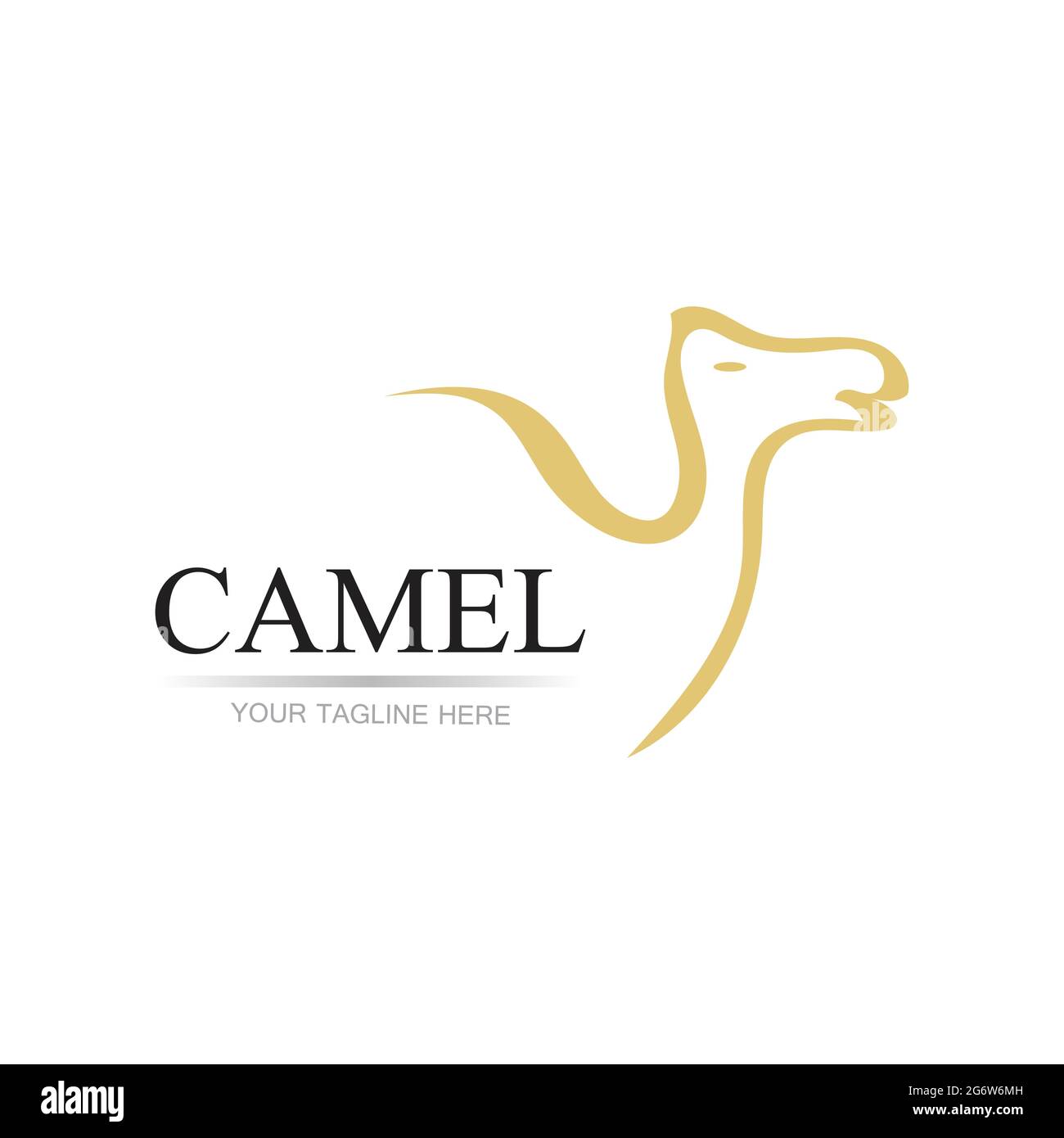 Kamel Symbol Vektor illustration Design Stock Vektor