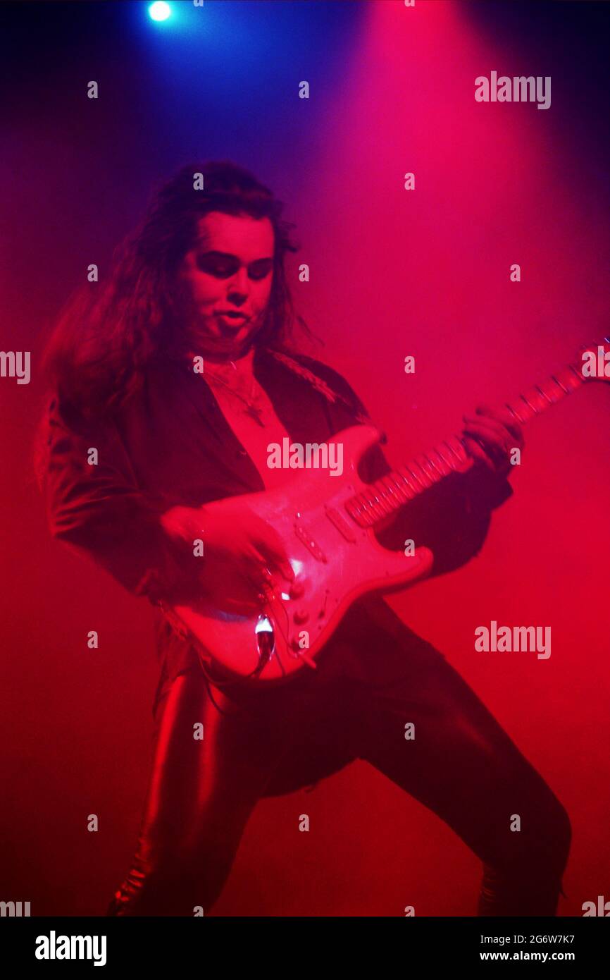 Yngwie Malmsteen, geboren. Lars Yngve Johann Lannerbäck – schwedischer Gitarrist, Heavy-Metal-Virtuose, Komponist, Songwriter, Foto Kazimierz Jurewicz Stockfoto