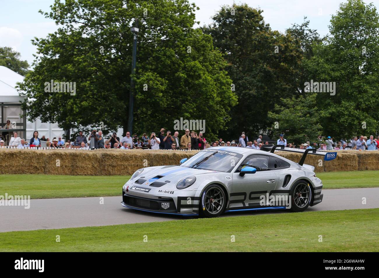 GOODWOOD Motor Circuit, 8. Juli 2021. Porsche während des Festival of Speed, Chichester, Großbritannien, am 8. Juli 2021 Stockfoto