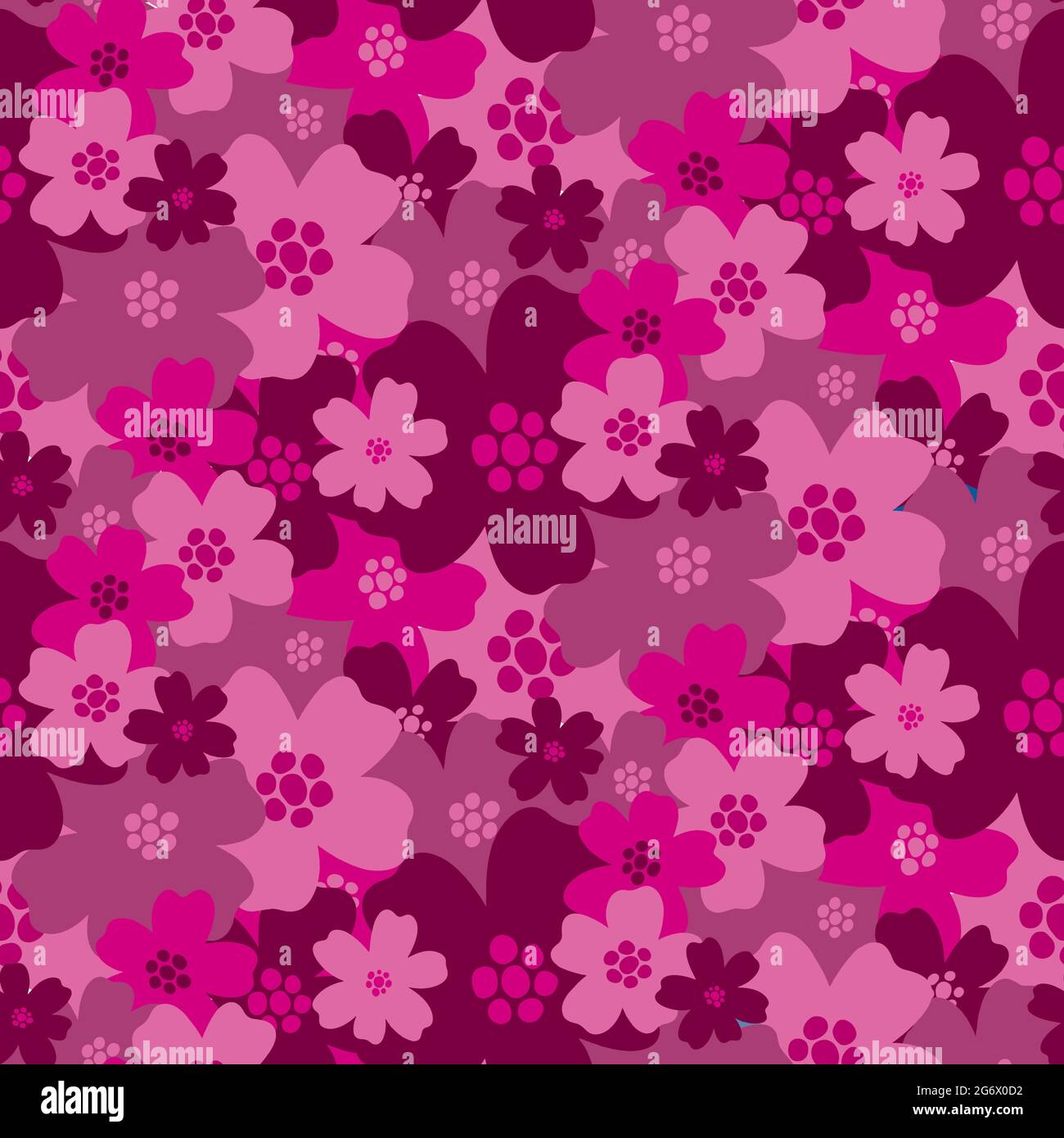 Nahtlose Muster floral Blume abstrakt.Botanical vintage Natur Hintergrund.Print Mode Textil. Stock Vektor
