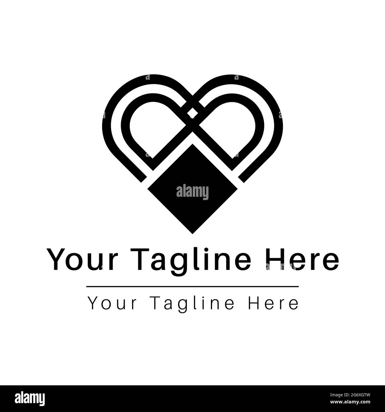 Neues modernes Ornament Business-Logo. Stock Vektor