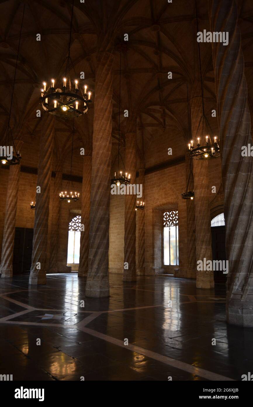 Llotja de la Seda in Valencia Stockfoto