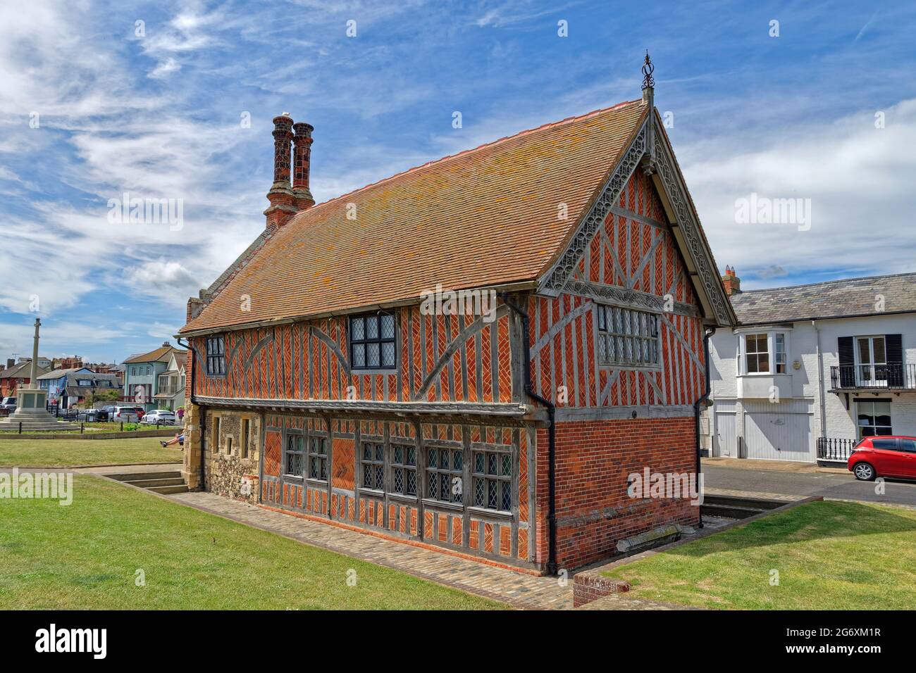 Das Moot House in Aldburgh, Suffolk, England. VEREINIGTES KÖNIGREICH. Stockfoto