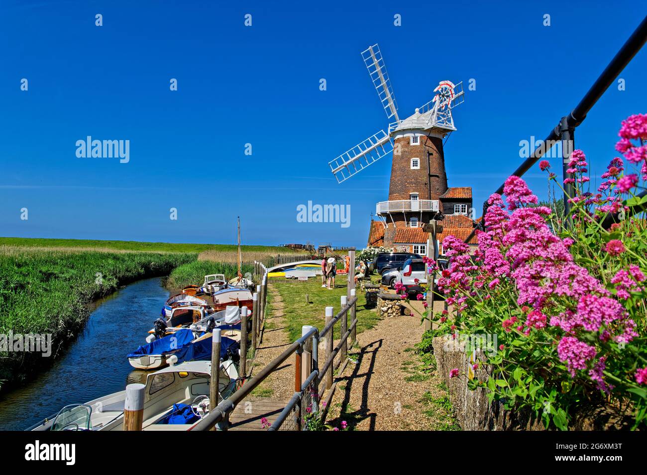 Cley Windmill, Cley-next-the-Sea, in der Nähe holt, Norfolk, England. Stockfoto