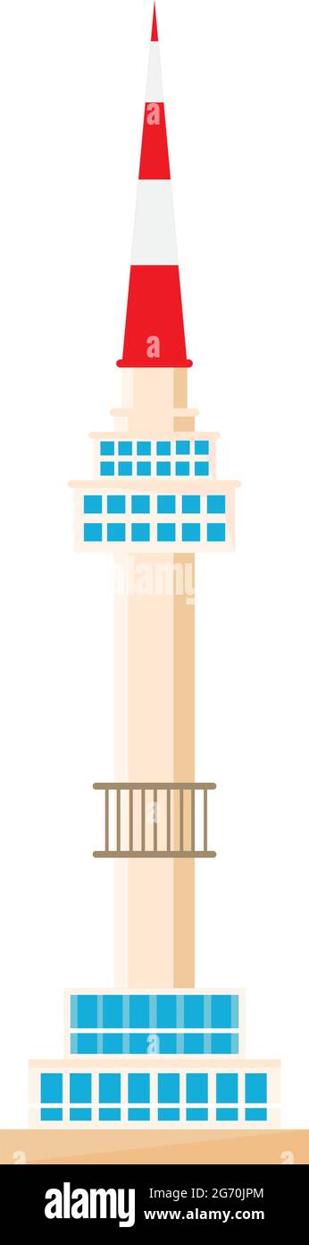 seoul Tower namsan Stock Vektor