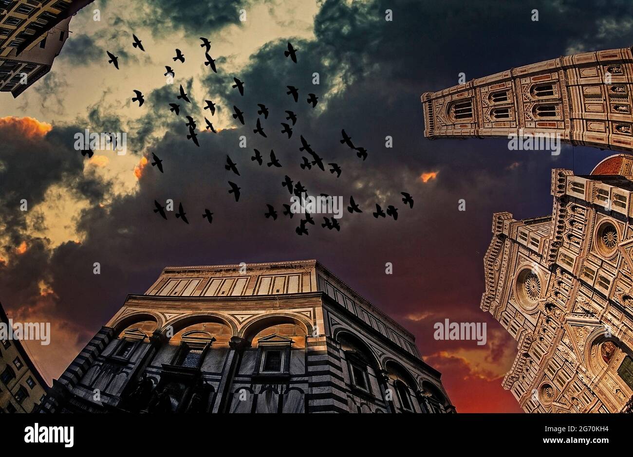 Italien Toskana Florenz Florenz Saint Maria del Fiore und Baptist Stockfoto