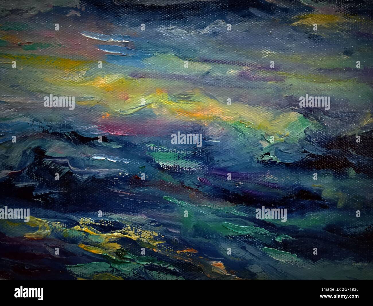 Pinselstrich , schöne, helle Farben Malerei abstrakte Aquarell Hintergrund Stockfoto