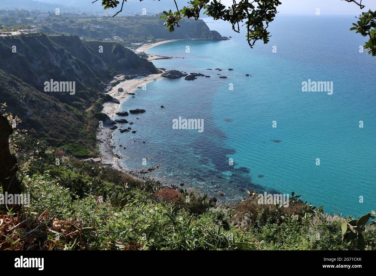 Capo Vaticano Spiaggia di Grotticelle dalla terrazza del Bar